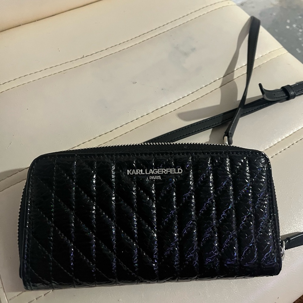 Karl Lagerfeld black mini purse